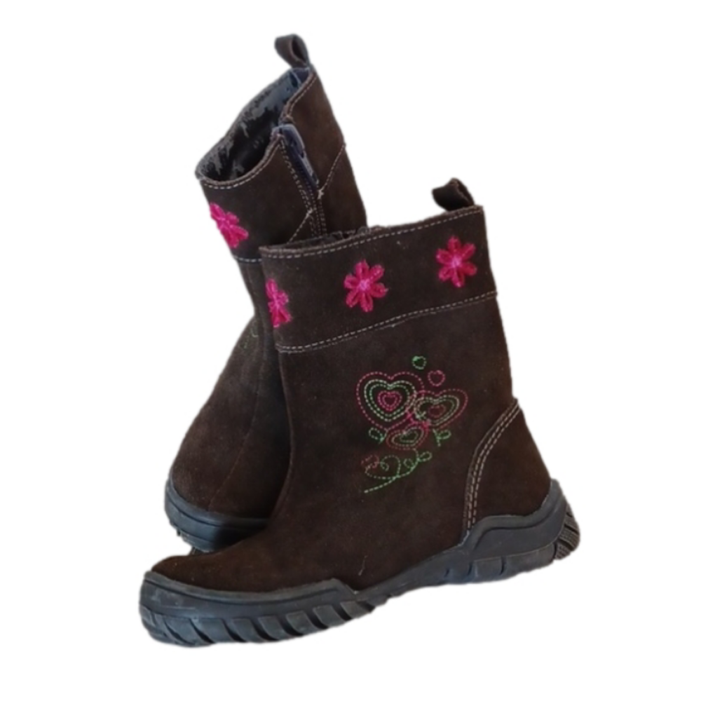 Joe fresh mid-season brown boots size toddler 9